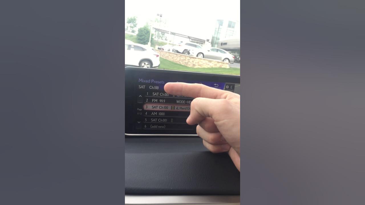 How to Set Radio Stations in a Lexus YouTube