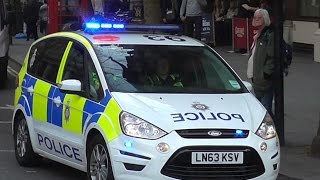 British Transport Police Response Cars Responding