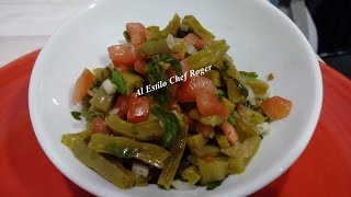 NOPALES A LA MEXICANA, La Receta mas facil