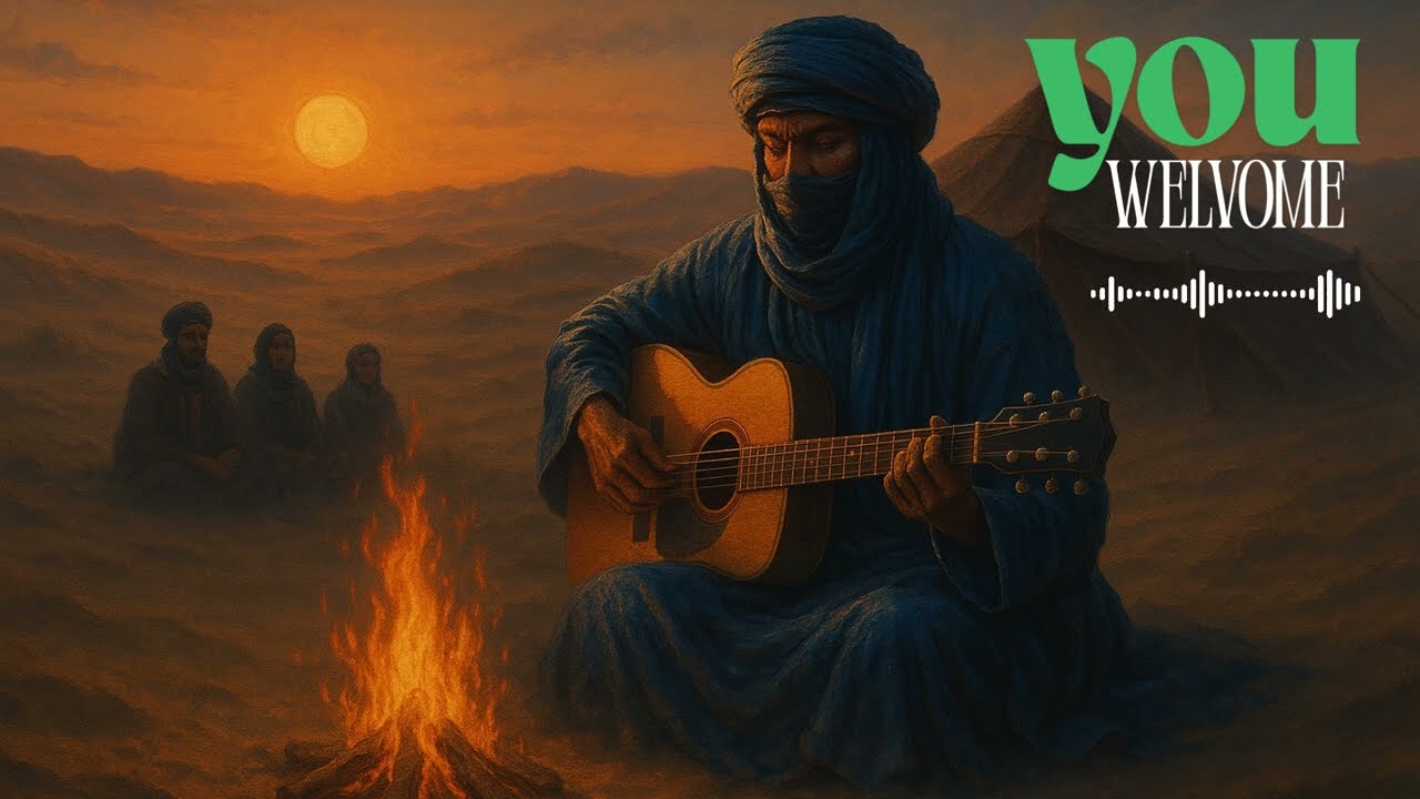 ⚡Tuareg Electric Guitar Journey | Epic Sahara Desert Blues Fusion ⚡