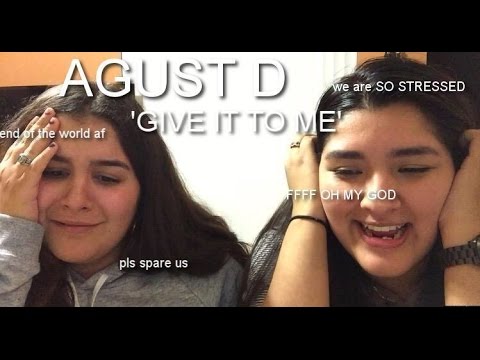 AGUST D 'GIVE IT TO ME' MV REACTION [THAT HOTFIRE]