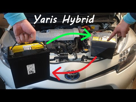Toyota Yaris Hybrid 12v Battery Replacement