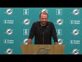 Coach Frank Smith meets with the media | Miami Dolphins