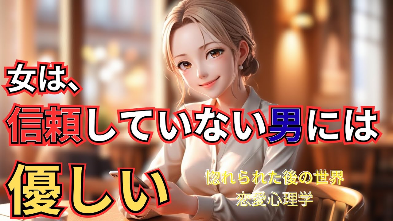 なぜ彼女は「信頼していない男」にだけ優しいのか｜惚れられた後に起きる逆転心理 【恋愛心理学】【女心】両想い