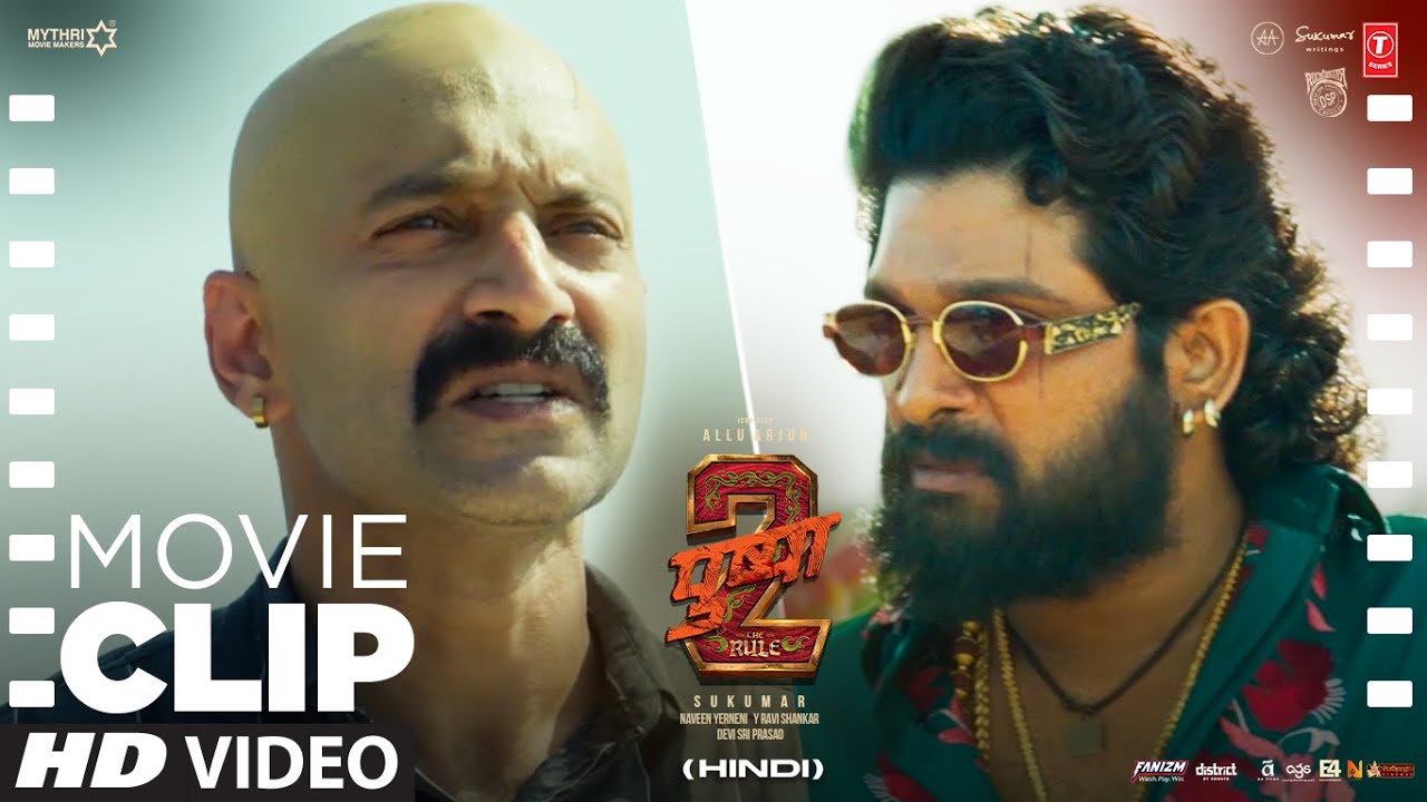 PUSHPA 2: “Pushpa Crosses the Indian Border ” | Allu Arjun | Fahadh Faasil | Movie Dialogue Clip