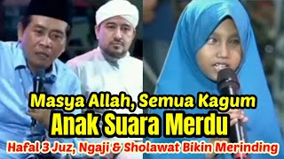 Semua Kagum Sama Anak ini‼️Tuna Netra Hafal 3 Juz Ngaji & Sholawat Merdu Banget,Merinding #abahanza 