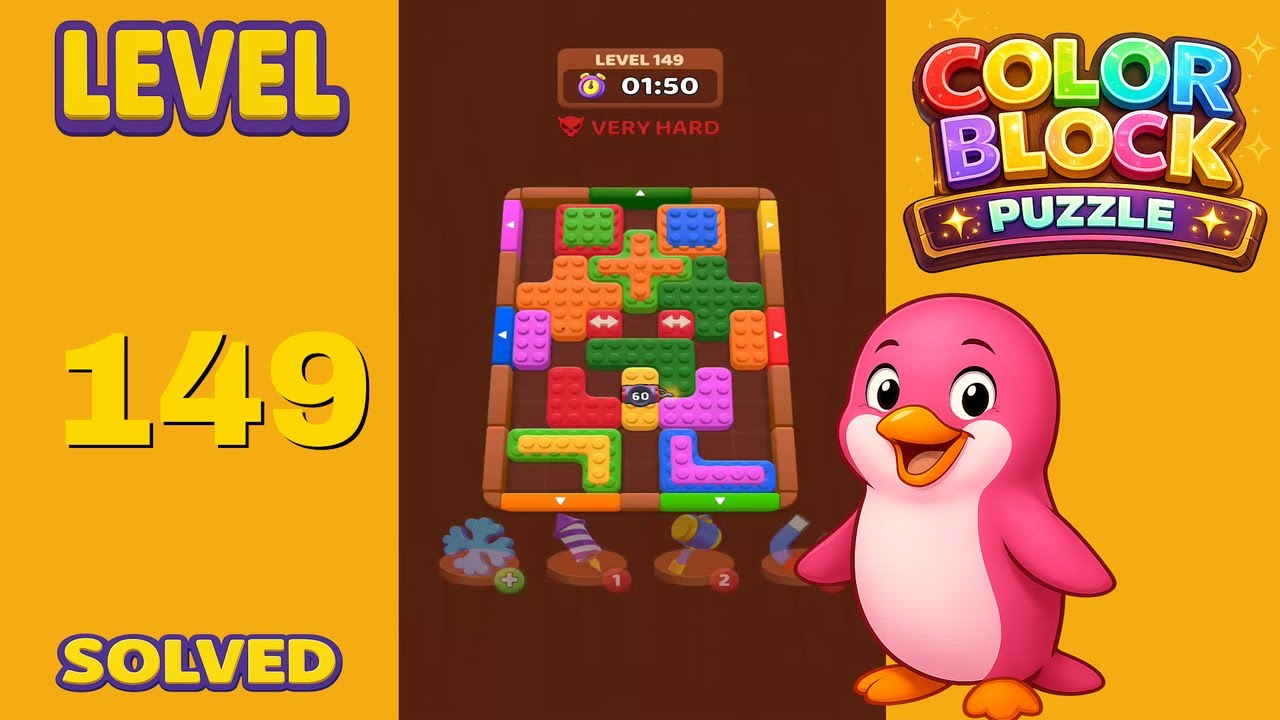 Color Block Puzzle – Level 149 | Walkthrough - YouTube
