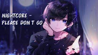 Nightcore - Please Don't Go | Joel Adams | Lyrics Resimi