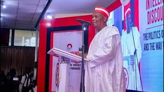 Sen. Rabiu Musa Kwankwaso attended the maiden edition of the DELE MOMODU LEADERSHIP LECTURE