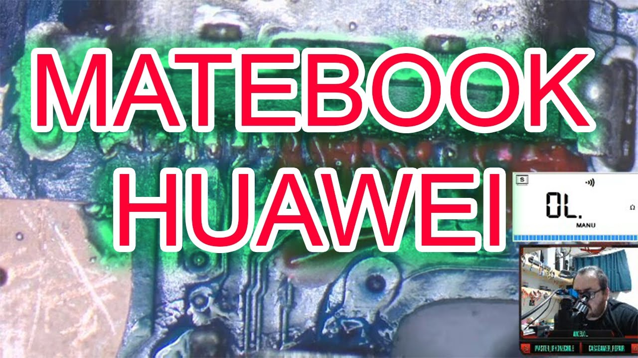 Matebook HUAWEI, no carga.. Recontruccion, pistas dañadas YouTube