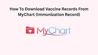 How To Download Vaccine Records From MyChart (Immunization Record) screenshot 5