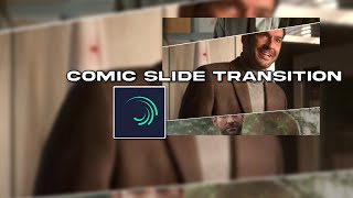 comic slide transition  like Ae |alight motion.   #alight motion #comicsplit#tutorial