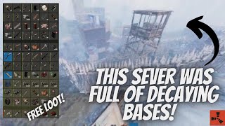 So many decaying bases! Rust console edition!