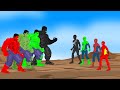 Color Team Hulk vs Color Team Spider-Man [HD] | SUPER HEROES MOVIE ANIMATION