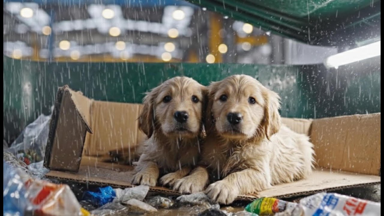 Two Abandoned Puppies in a Trash Bin Amidst the Rain and the Miraculous Miracle of Jesus