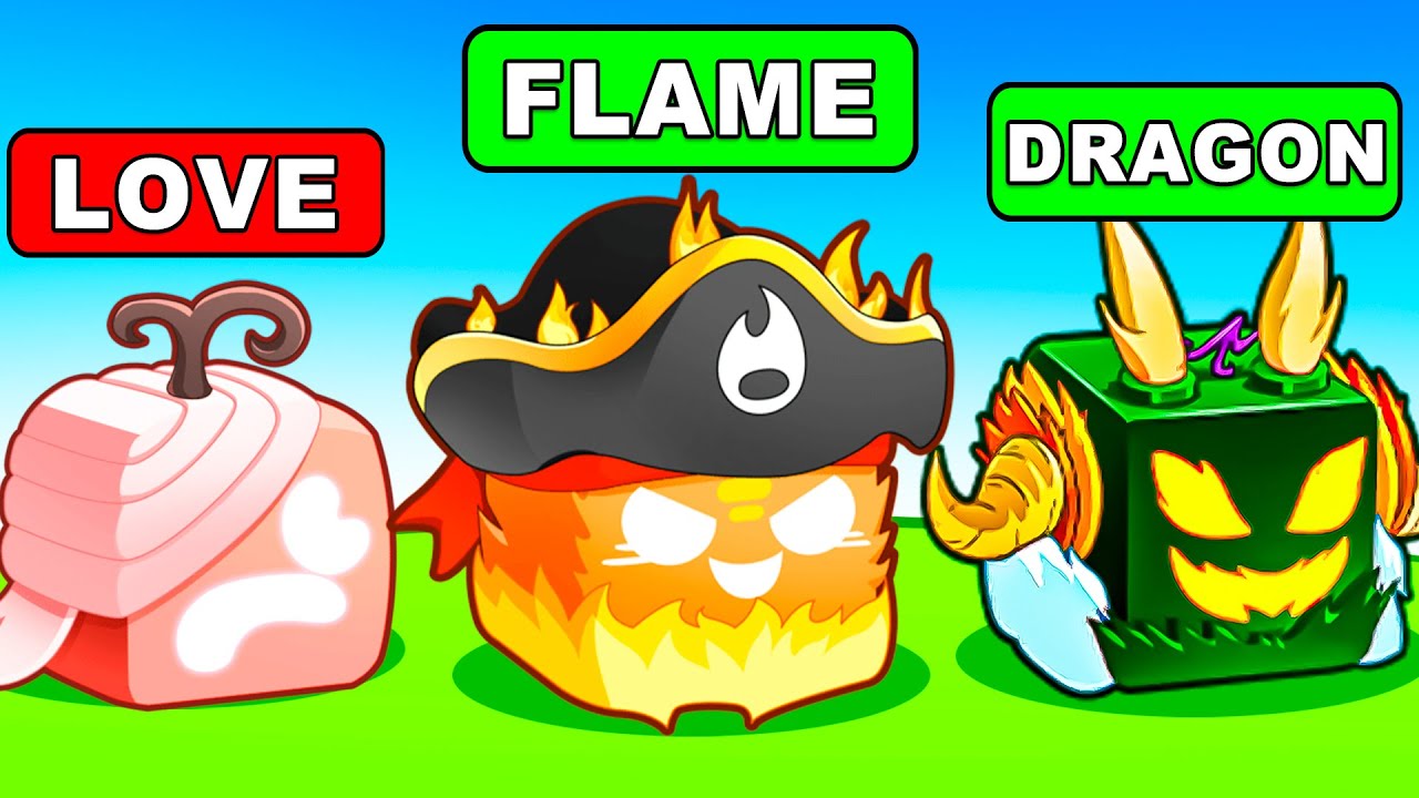 Blox Fruits But Choose Your Random Fruit with ONE LIE, Then Battle