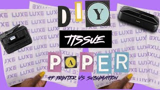 DIY TISSUE PAPER 2-WAYS-FULL TUTORIAL #CUSTOMTISSUE #BUSINESSEDITION #SMALLBUSINESS #DOLLARTREE #DIY