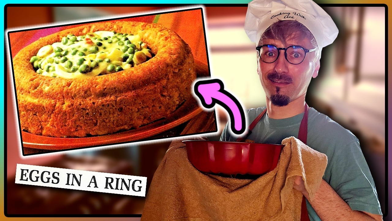 THIS CAN'T BE REAL!? | I Made Eggs In A Ring From A Vintage Recipe
