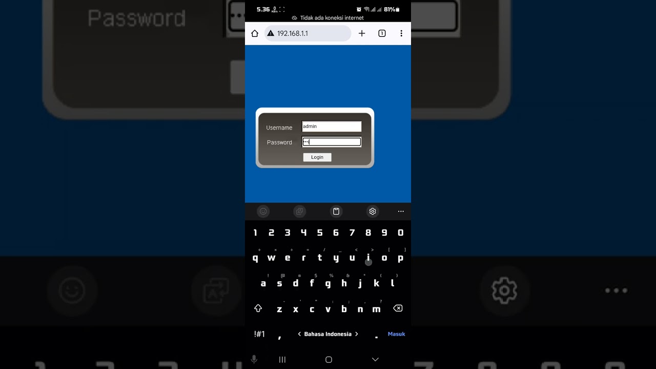 cara ganti password modem zte F460