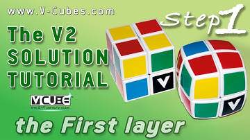 How to Solve the V-Cube 2 - Official Tutorial Step 1 | First Layer