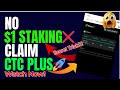 How to Claim CTC Plus Token 🚀 No $1 Staking Needed | 2025 Full Tutorial