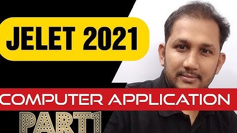JELET ::READY STEADY GO| JELET 2021| computer application Part1 #wbjeejelet #westbengal #jelet