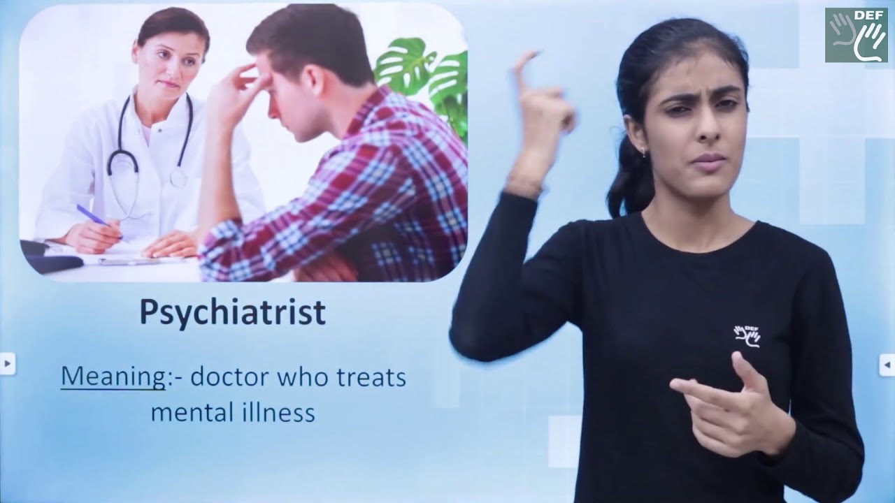 Health vocabulary Psychiatrist YouTube