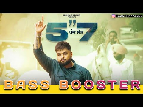 Panj Satt - Gulab Sidhu (Bass-Booster) || latest punjabi songs 2023