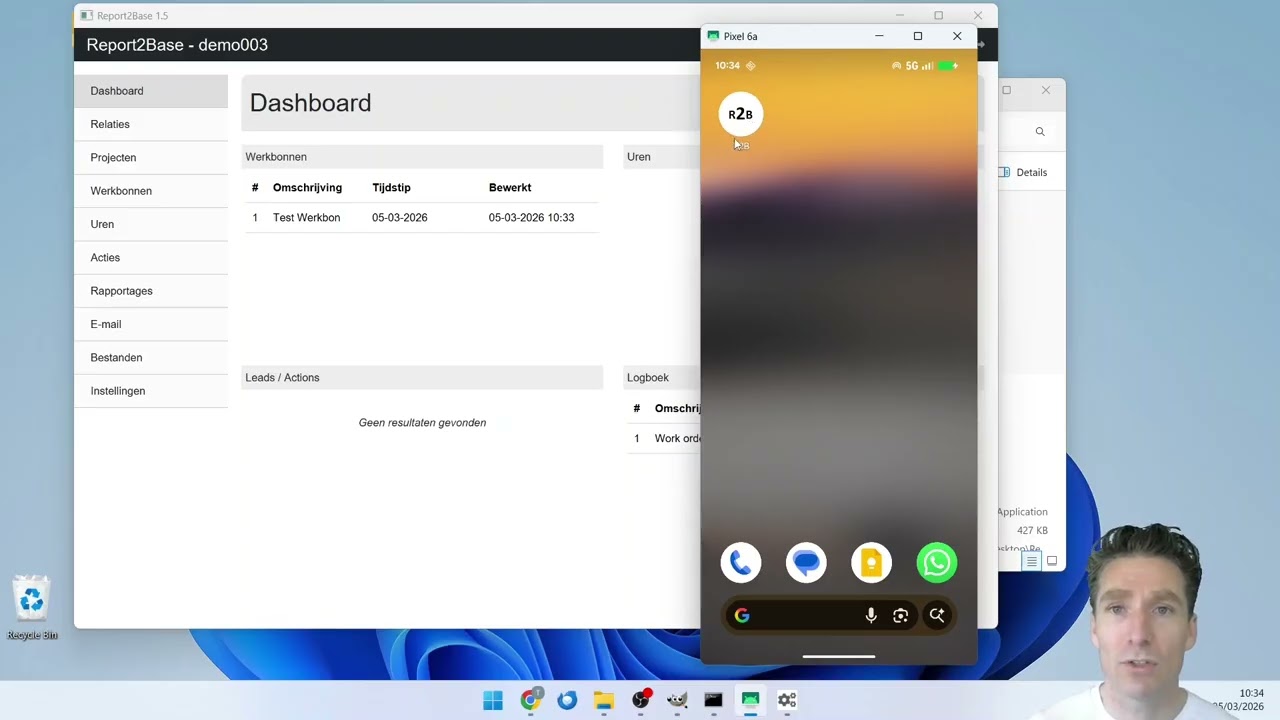 Buitendienst App - Report2Base