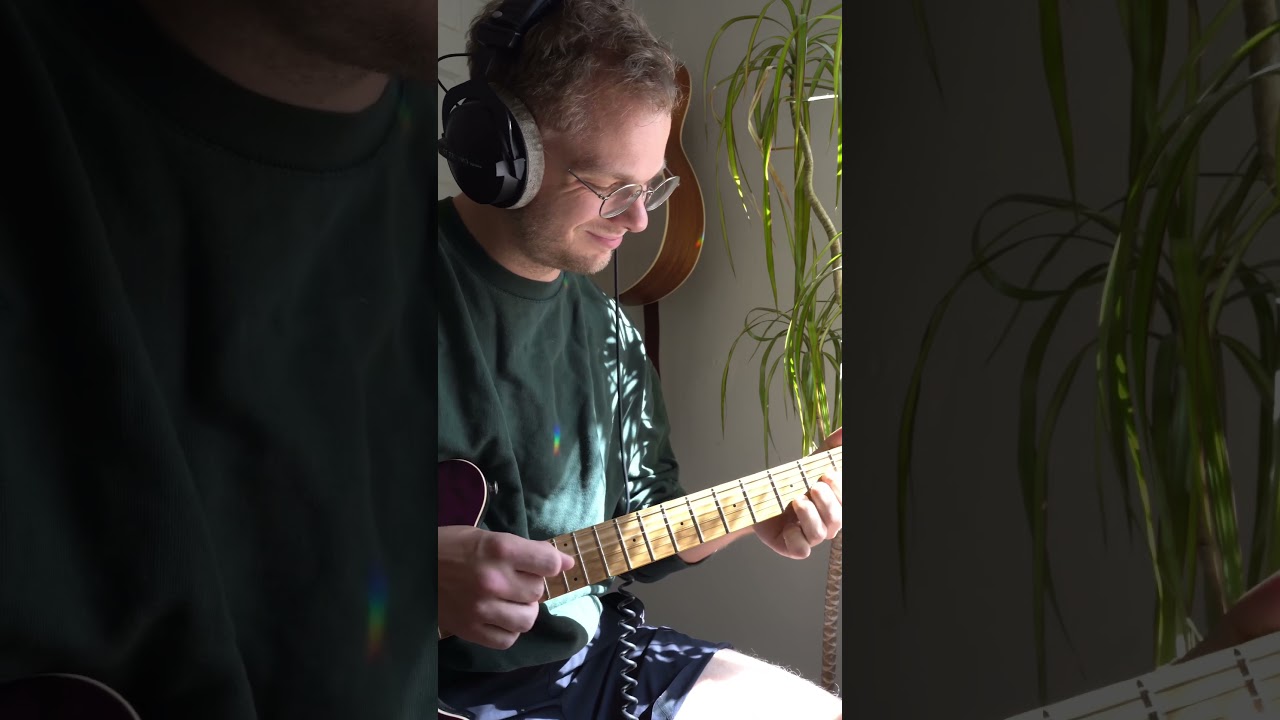 some folky fingerpicking with a lot of reverb