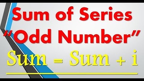 Sum of Series of Odd Numbers | GW BASIC Programming Tutorials | For Next Loop