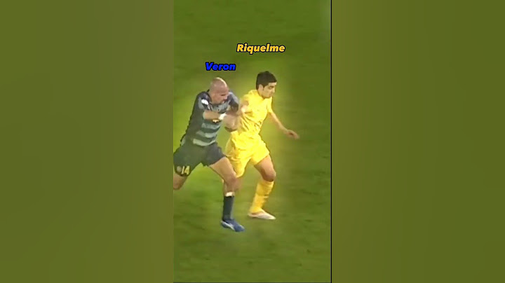 When Riquelme Knocked Veron Down at Champions League #shorts #football