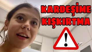 Kardeşi̇me Kişkirtma ? Efline Ansızın Kankasının Evinde Kışkırtma Yaptık