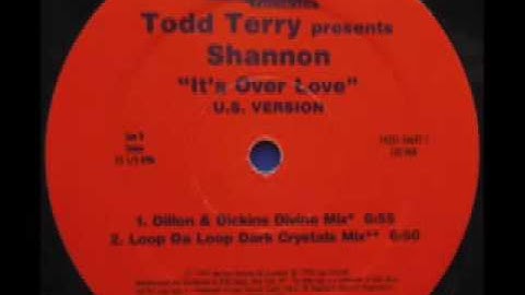 SPEED GARAGE - TODD TERRY PRESENTS SHANNON - IT