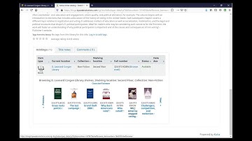Searching the Library Catalog
