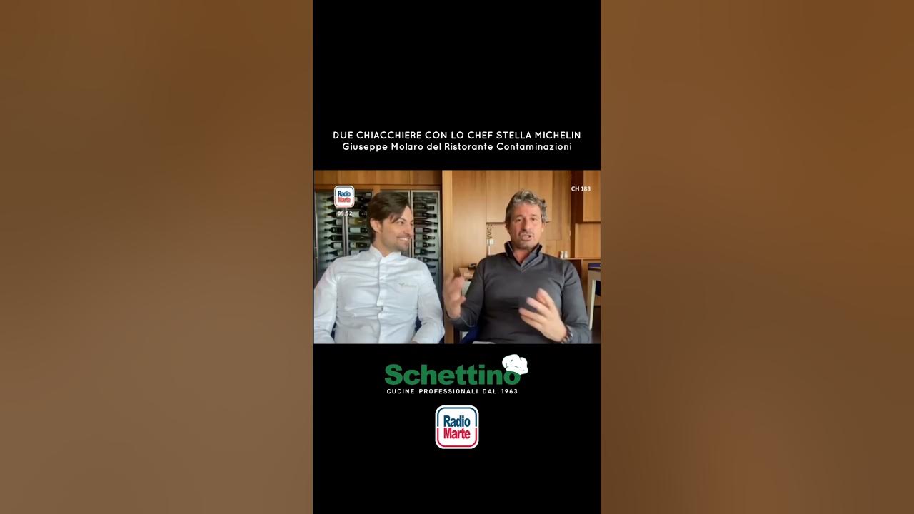 Fabrizio Schettino intervista lo Chef Stella Michelin Giuseppe Molaro ⭐ -  YouTube