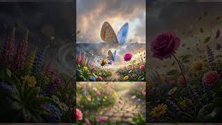 अच्छा दिल और हिम्मत इंसान को सबसे सुंदर बनाते हैं।#🦋 #ButterflyStory #MagicalStory #BraveButterfly