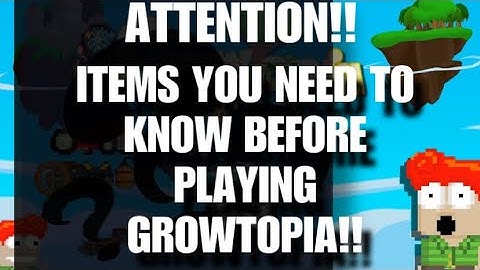 BEGINNERS GUIDE | U NEED TO KNOW | GROWTOPIA