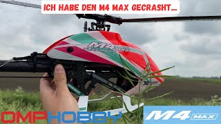 Ich habe meinen OMPHOBBY M4 Max gecrasht - War aber kein Pilotenfehler! - Flugtag am Pfingstmontag 🚁