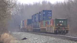 Fast CSX Intermodal Train