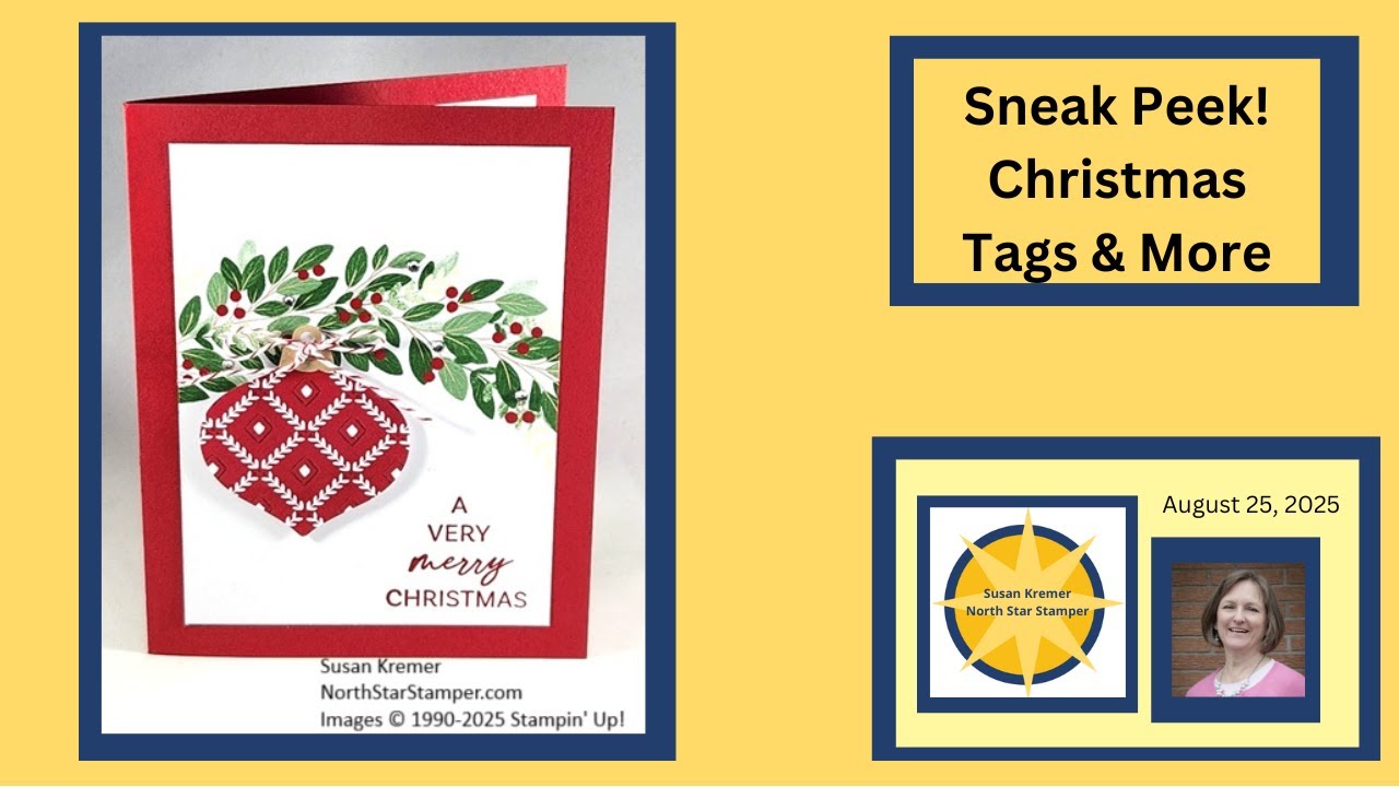 Sneak Peek!!  Christmas Products in the Stampin' Up! Sept-Dec 2025 Mini Catalog