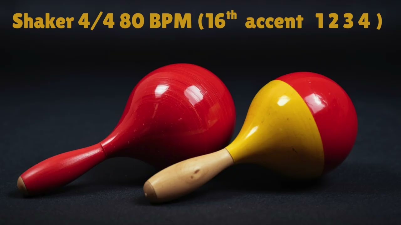 Shaker Loop 4/4 80 BPM (16th accent 1 2 3 4)