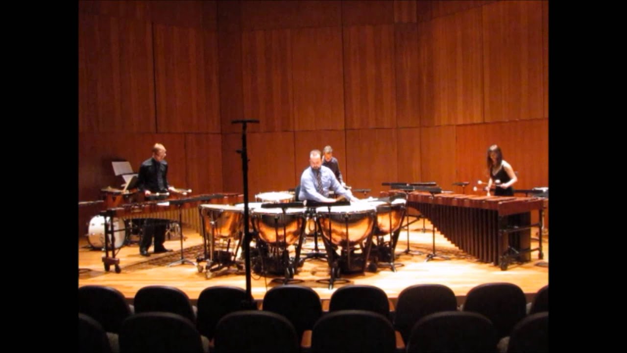 Moonlight Sonata Third movement for percussion quartet YouTube
