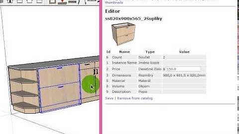 3E Catalog (Bill of material ) for SketchUp