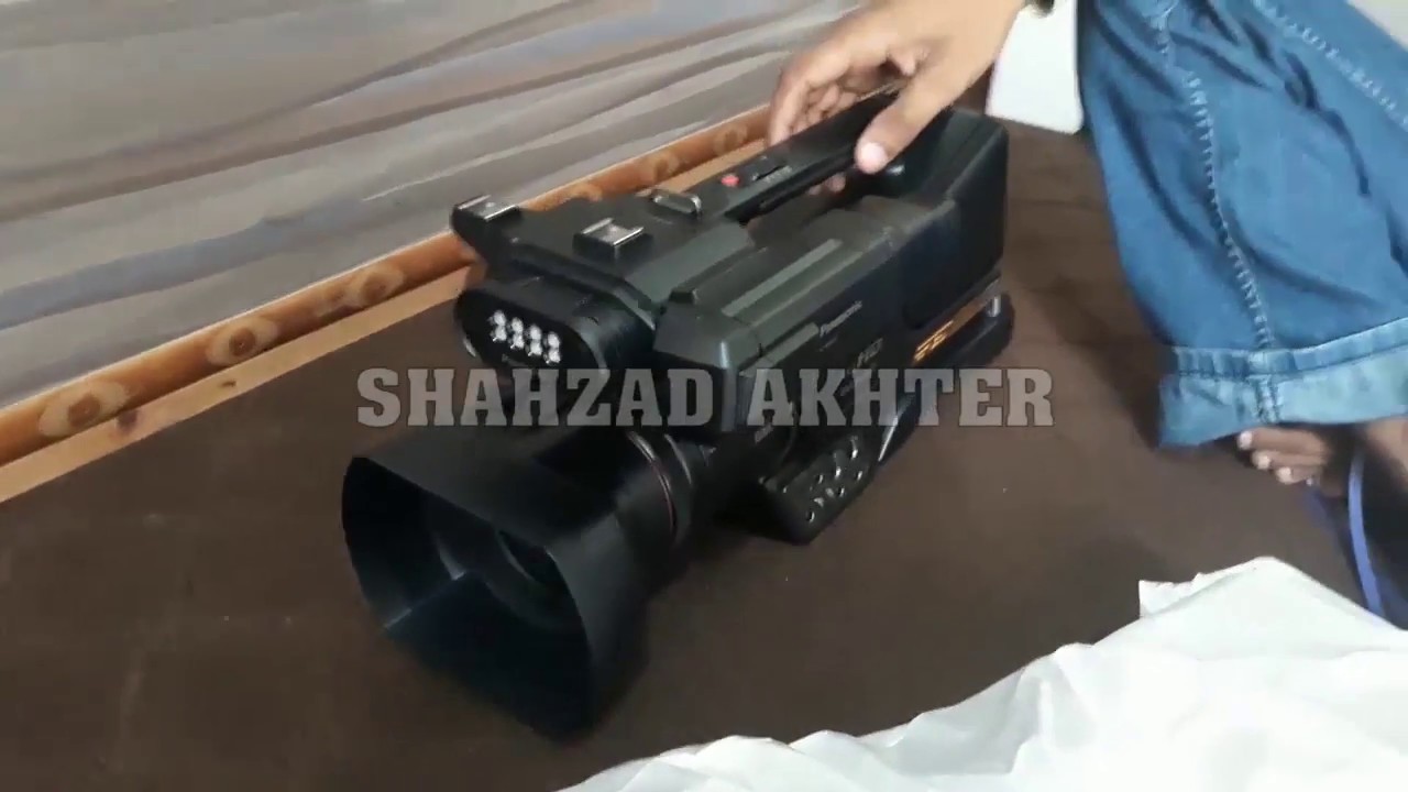 Unboxing New Panasonic MDH3 H.D Video Camera By Shahzad Akhter