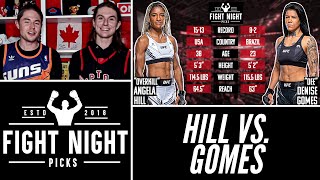 UFC Fight Night: Angela Hill vs. Denise Gomes Preview &amp; Prediction