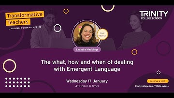 The what, how and when of dealing with Emergent Language