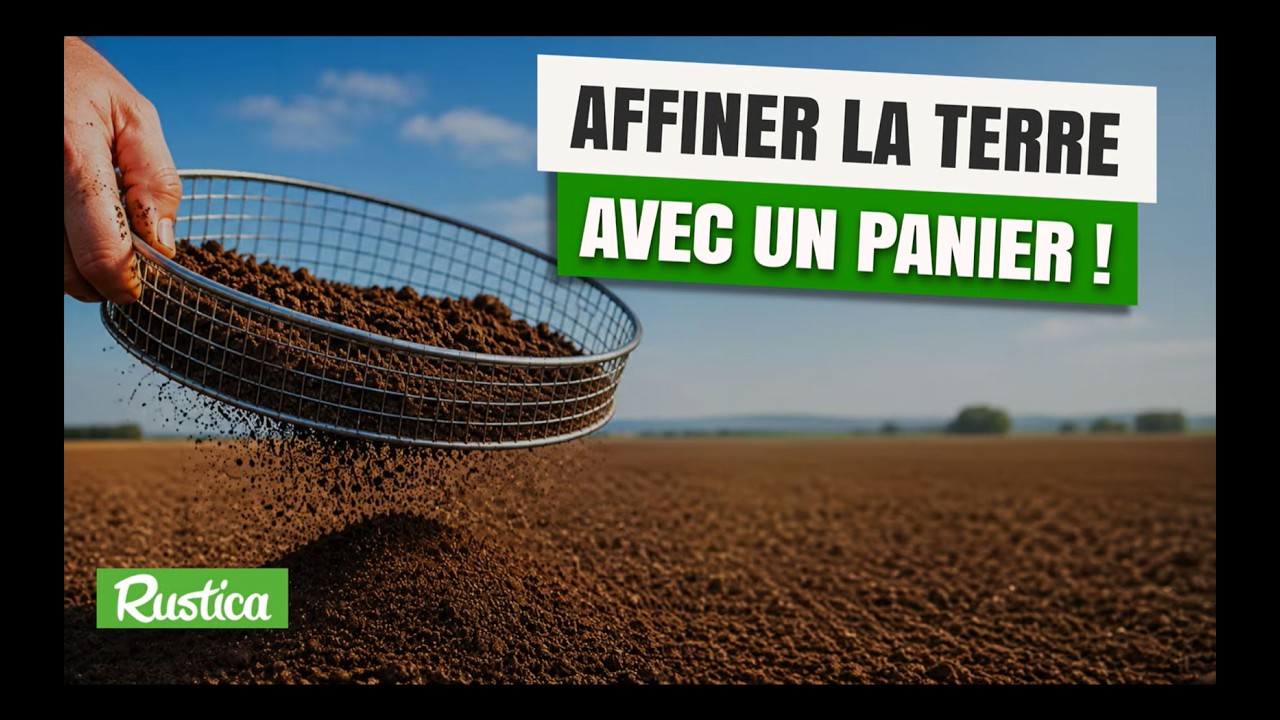 Cette astuce vous permet de bien affiner votre terre au potager !