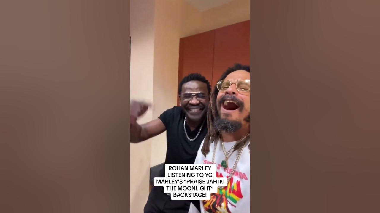 Rohan Marley backstage singing Yg Marley's song #bobmarley #ygmarley #marley #rohanmarley