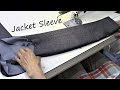 How to sew a Sleeve - Functioning Sleeve Buttons - of a Tailored Jacket